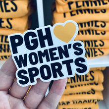 Load image into Gallery viewer, &quot;Pittsburgh Loves Women&#39;s Sports&quot; Sticker
