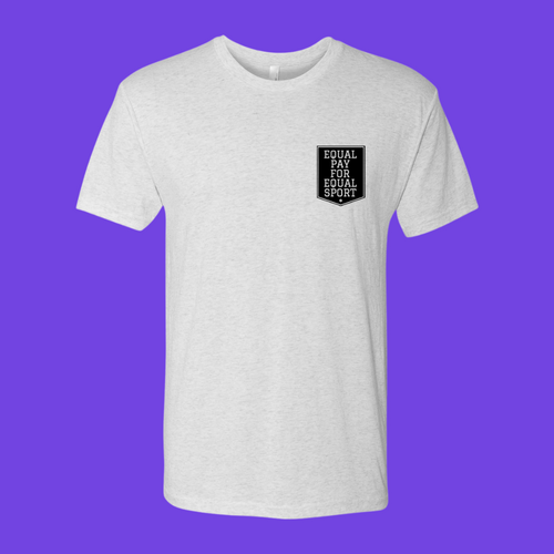 "Equal Pay For Equal Sport" Heather Gray Tee