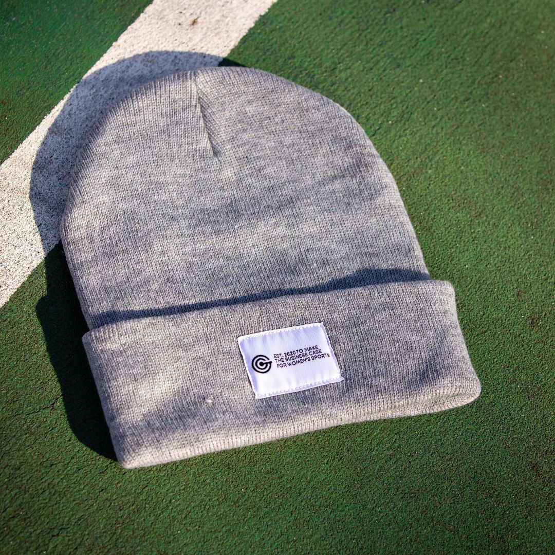 Gray GOALS Beanie