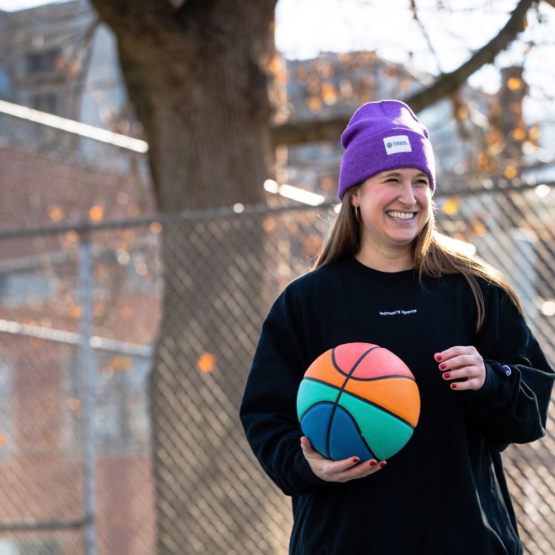 Purple GOALS Beanie