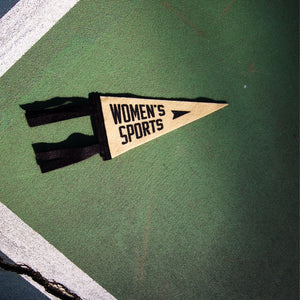"Women's Sports" Mini Felt Pennant
