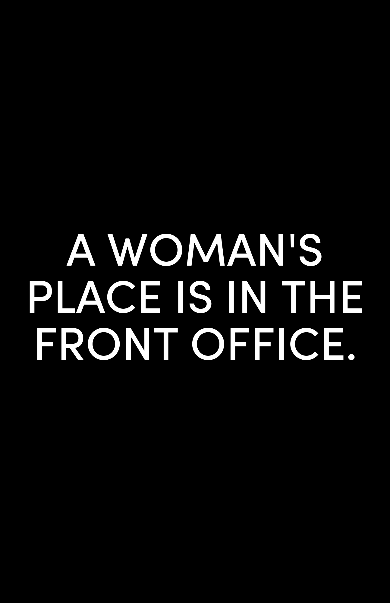 "Front Office" Print