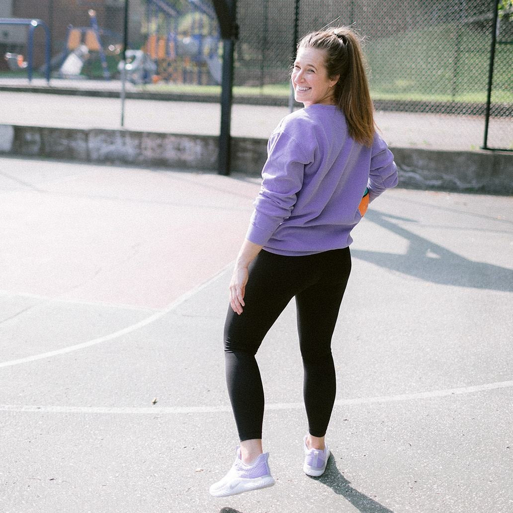 Lavender GOALS Signature Crewneck