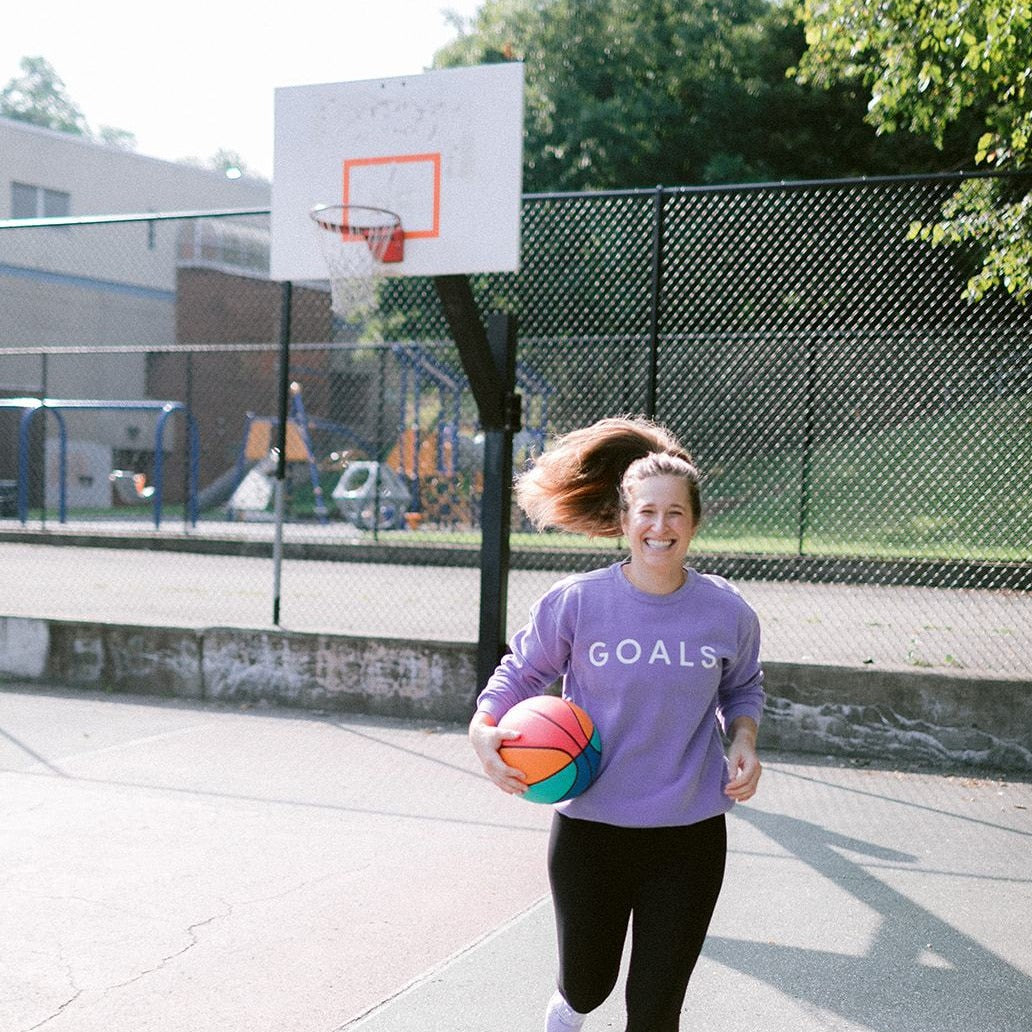 Lavender GOALS Signature Crewneck