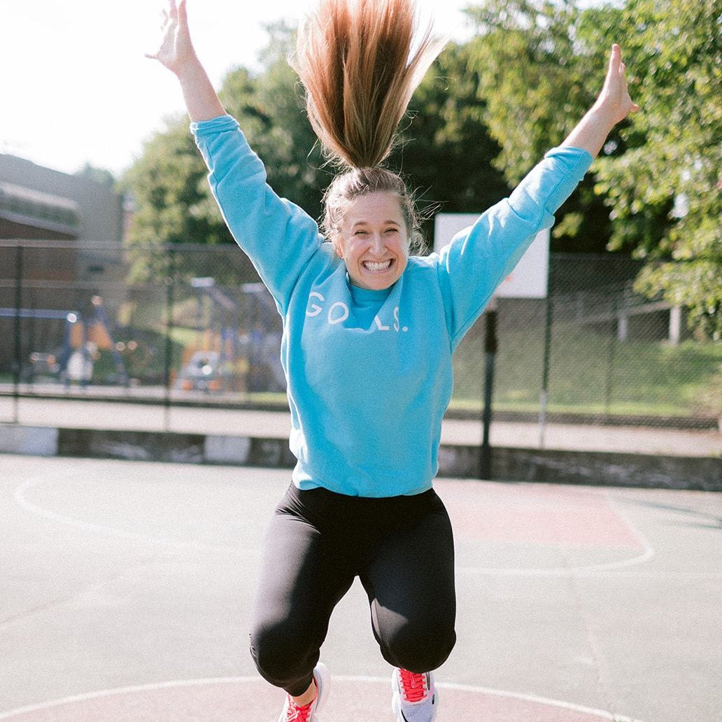 Seafoam GOALS Signature Crewneck