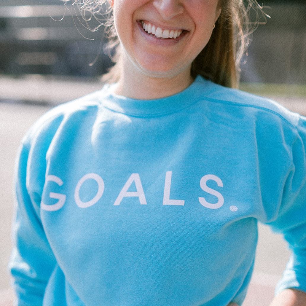 Seafoam GOALS Signature Crewneck