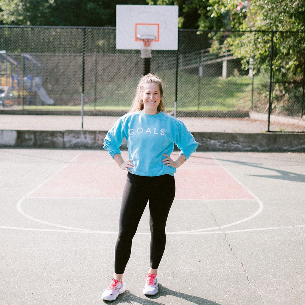 Seafoam GOALS Signature Crewneck