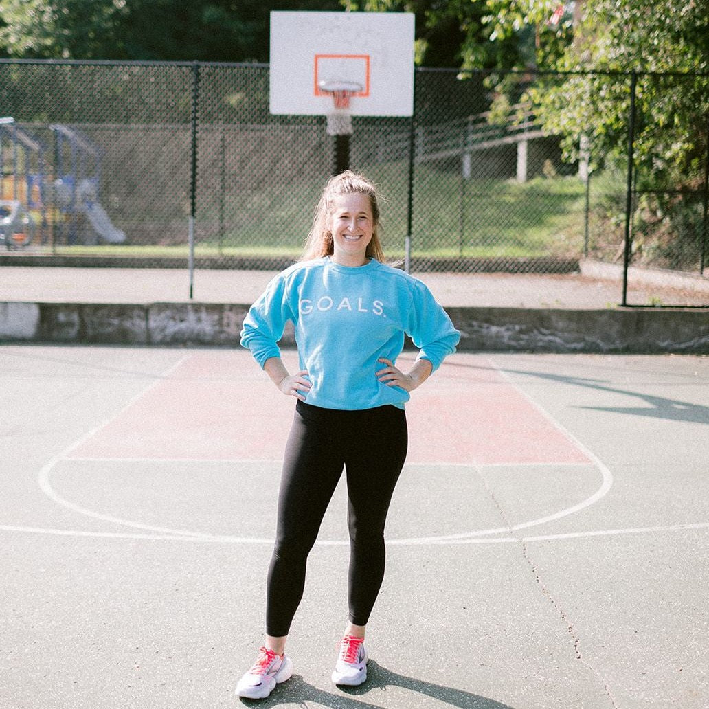Seafoam GOALS Signature Crewneck