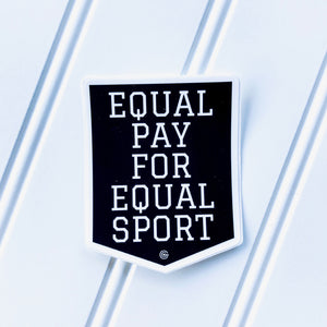 "Equal Pay For Equal Sport" Sticker