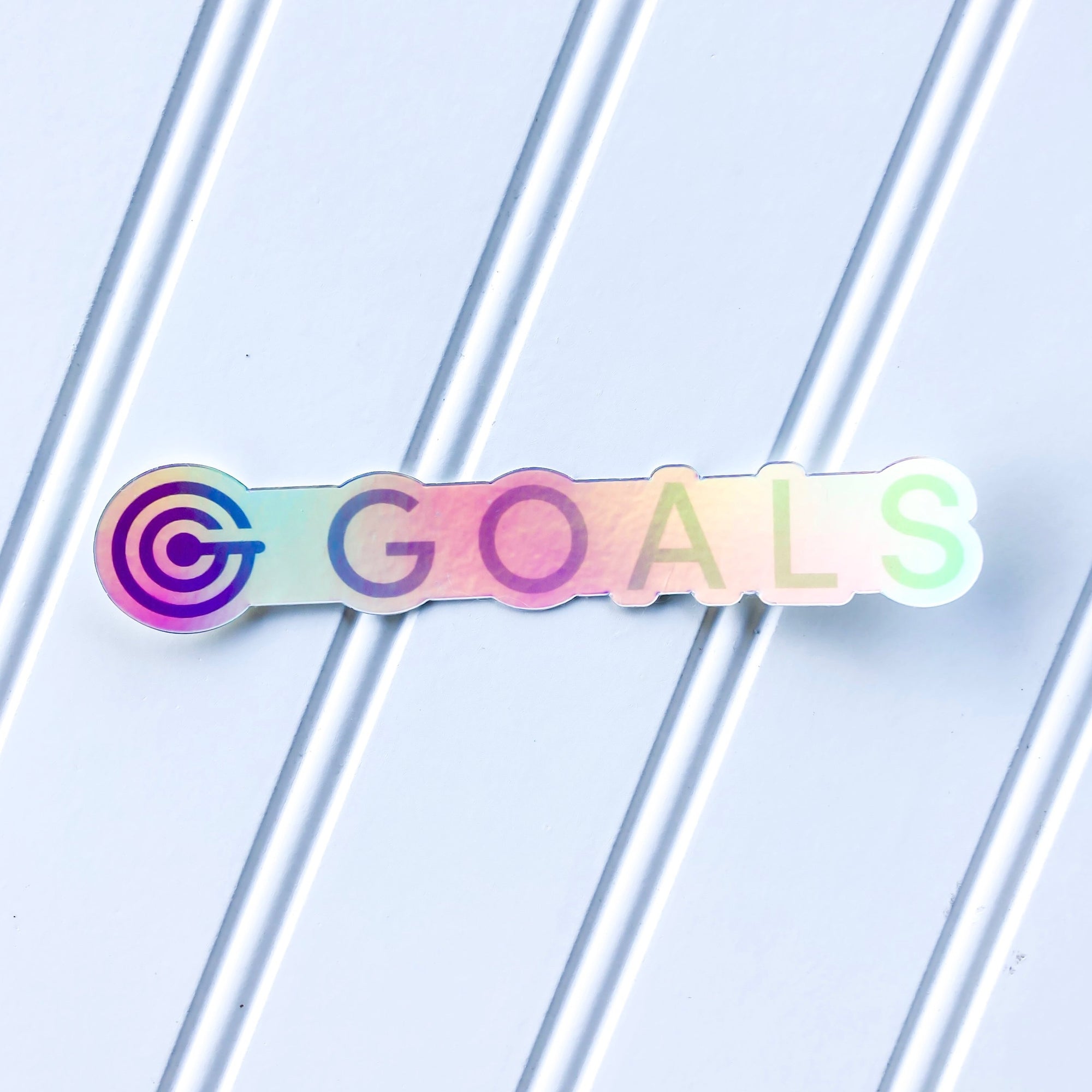 GOALS Holographic Sticker